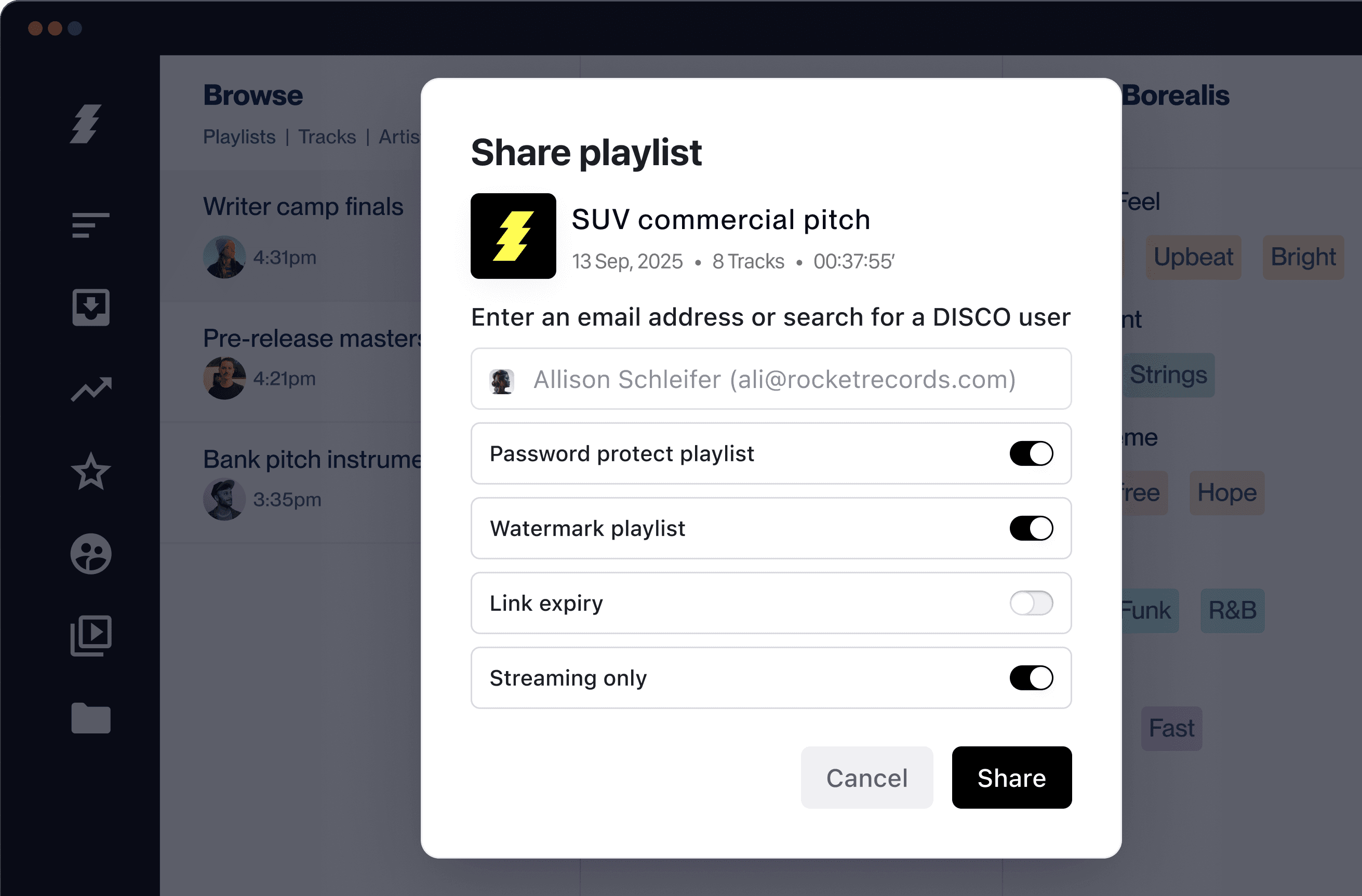 The industry standard – Share, receive, track